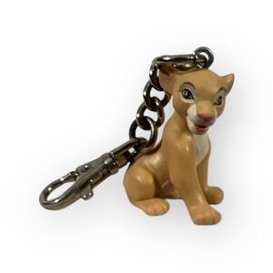 Lion King Simba 2" PVC Plastic Keychain Disney keys keyring custom